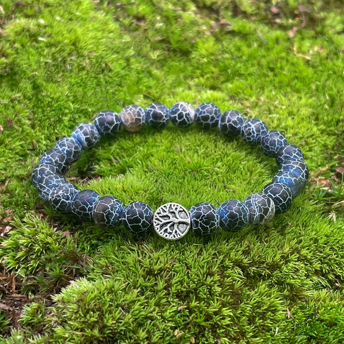Deep Blue Tree Bracelet