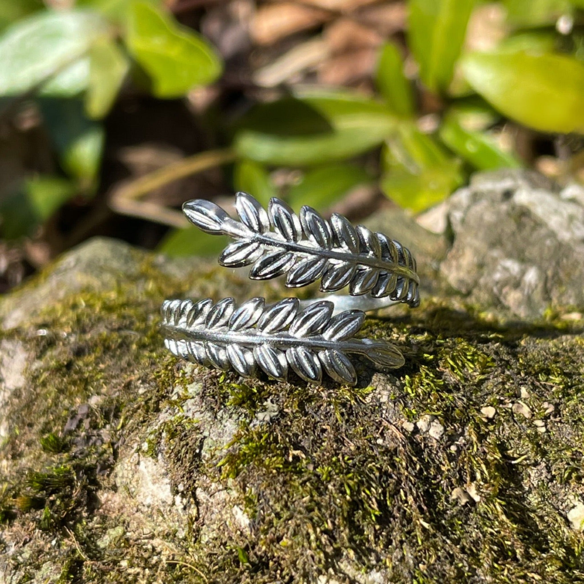 FERN BRANCH Recycled Silver Bracelet Silver Branch Bracelet -  Sweden