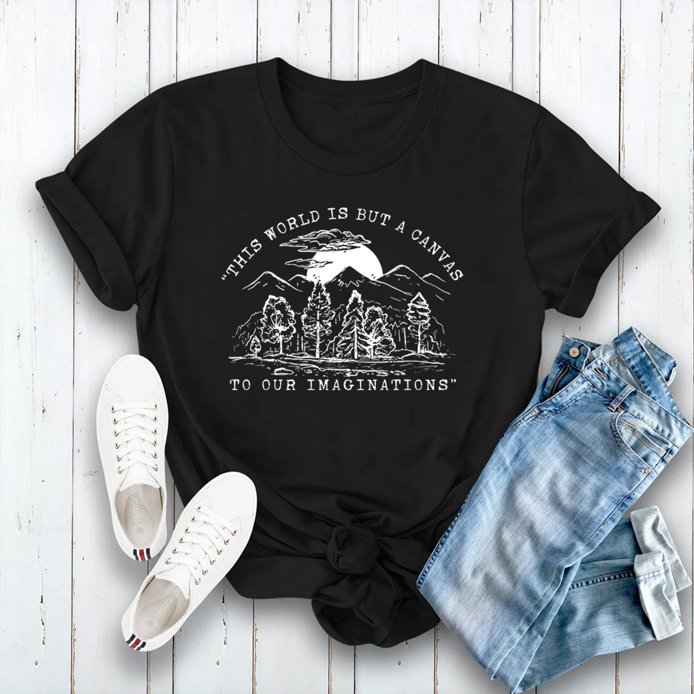 The World is But a Canvas T-Shirt