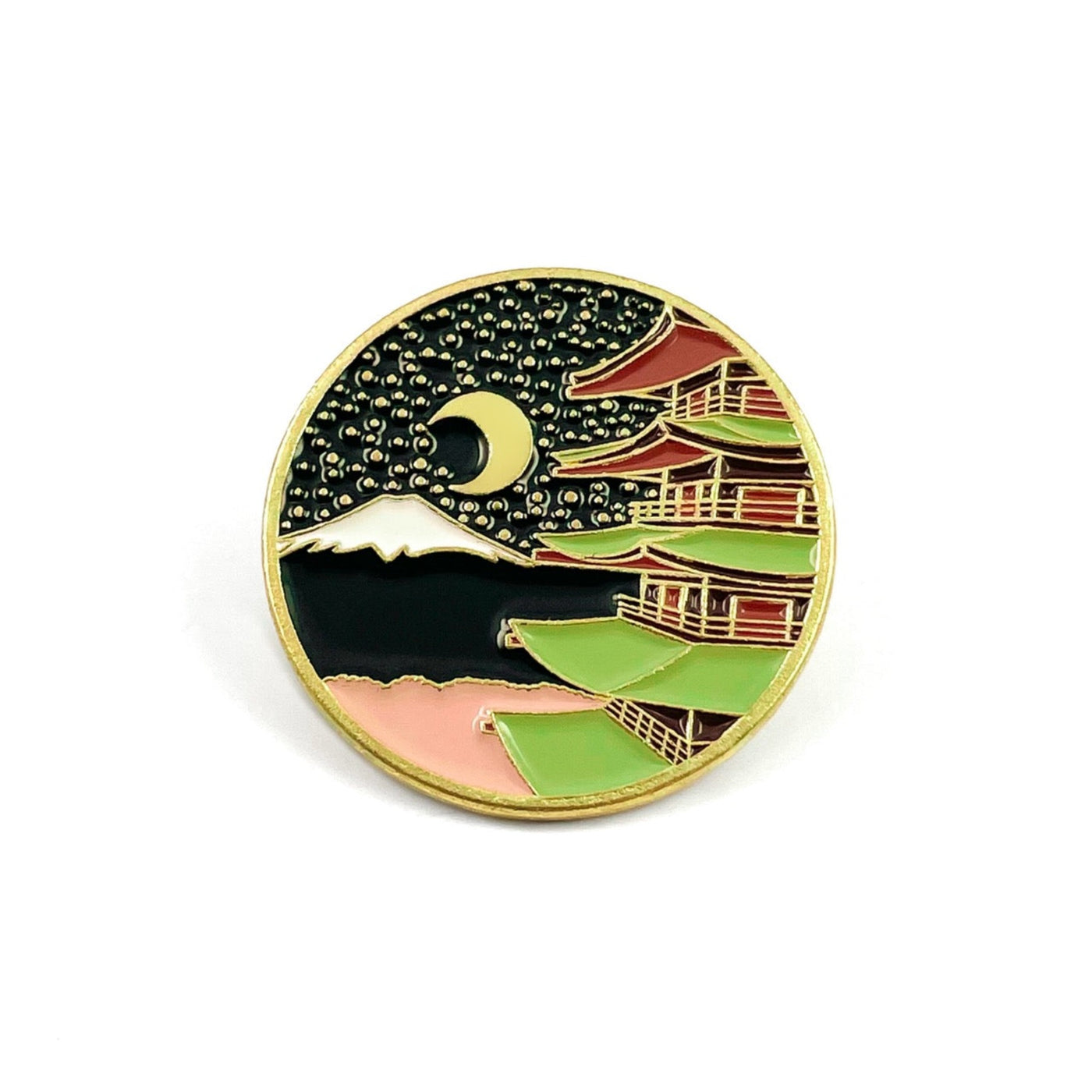 Starry Night at the Temple Pin
