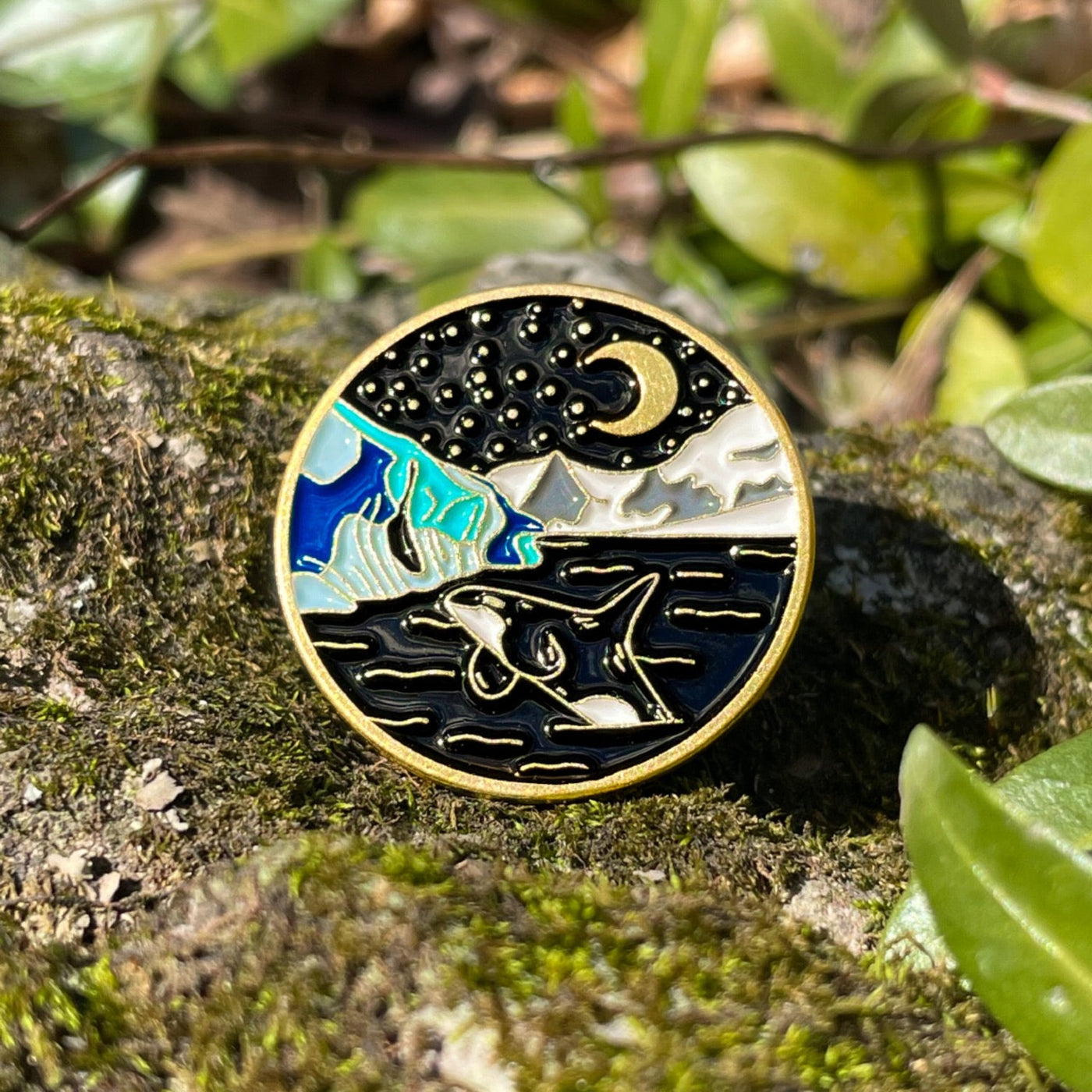 Starry Night in the Arctic Pin