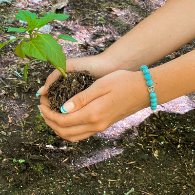 Plant a Tree Bracelet - Turquoise